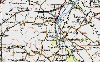 Old map of Green Head in 1925