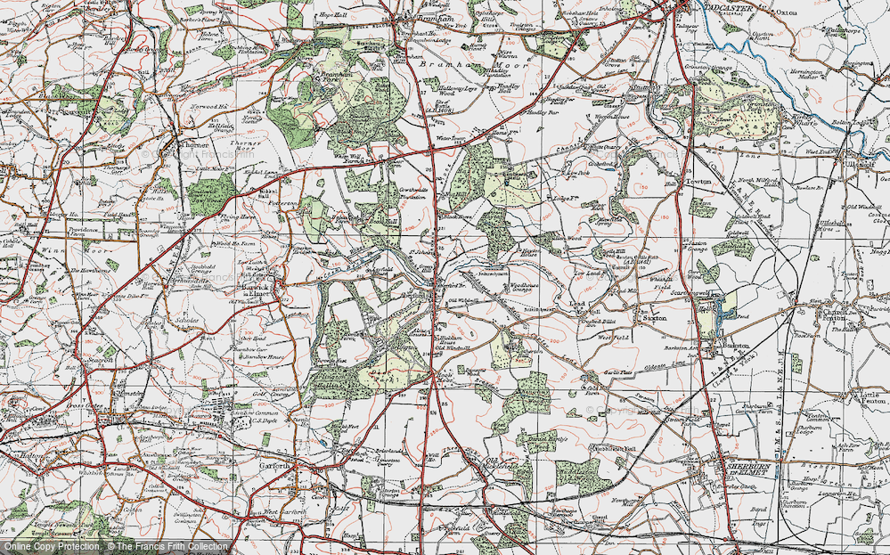Old Map of Green Hill, 1925 in 1925