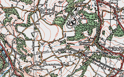 Old map of Green Side in 1924