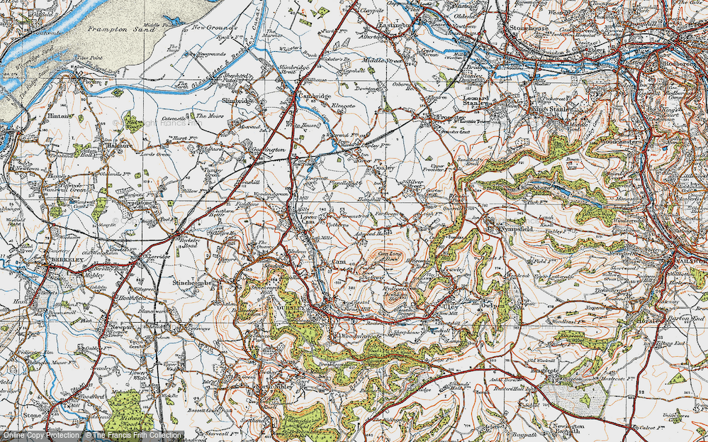 Old Map of Green Street, 1919 in 1919