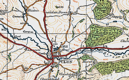Old map of Green, The in 1920