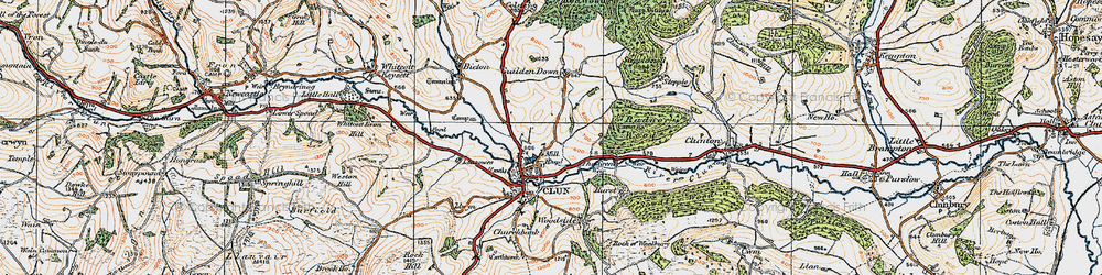 Old map of Green, The in 1920