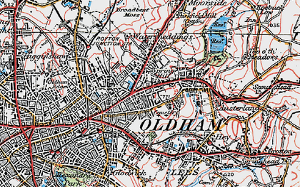 Old map of Greenacres in 1924