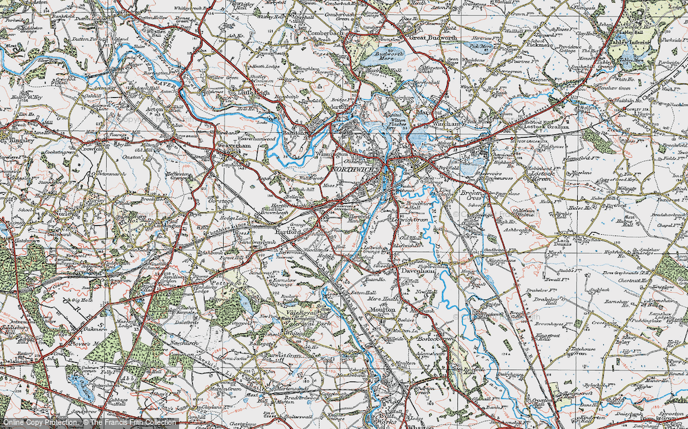 Old Map of Greenbank, 1923 in 1923