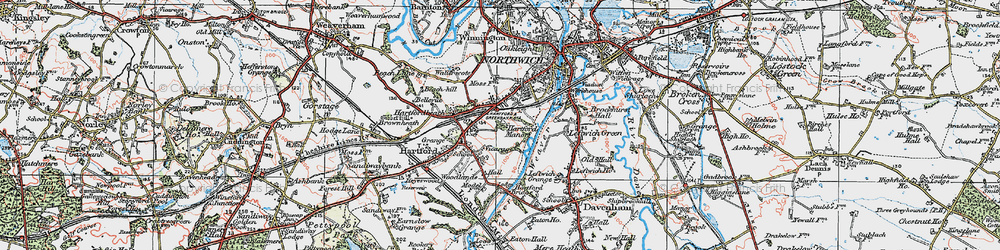 Old map of Greenbank in 1923