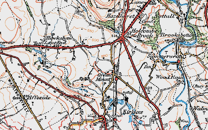 Old map of Greenmount in 1924