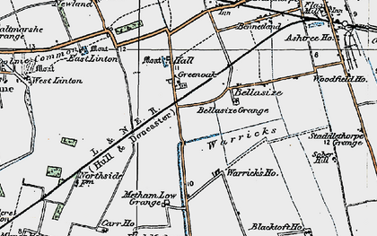 Old map of Greenoak in 1924