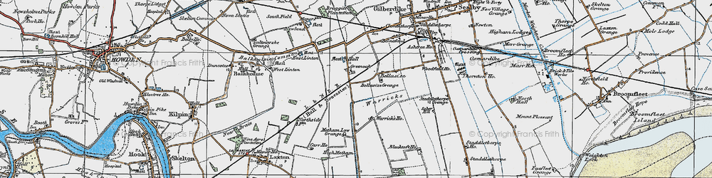 Old map of Greenoak in 1924