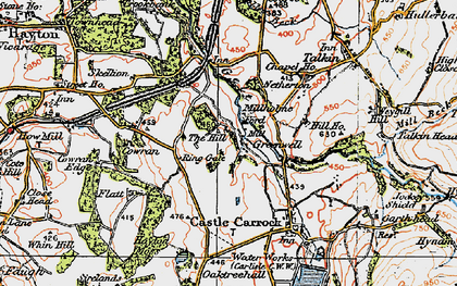 Old map of Greenwell in 1925