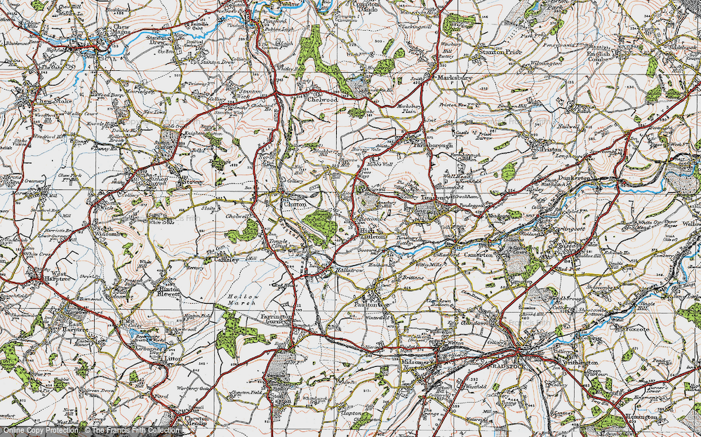 Old Map of Greyfield, 1919 in 1919