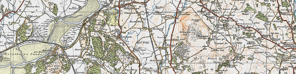 Old map of Limestone Link in 1925