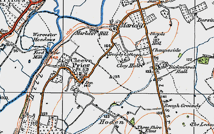 Old map of Greystones in 1919