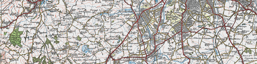Old map of Griffins Hill in 1921