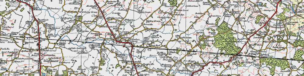 Old map of Grigg in 1921
