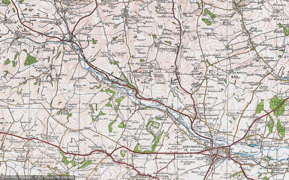Old Map of Grimstone, 1919 in 1919