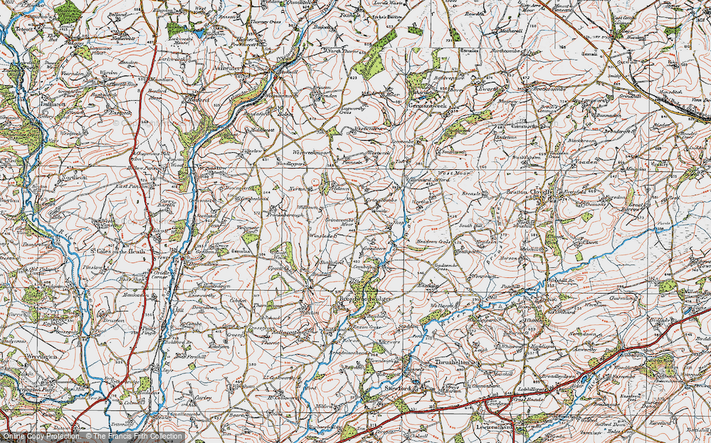 Old Maps of Roadford Lake (reservoir), Devon - Francis Frith