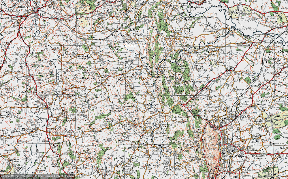 Old Map of Grittlesend, 1920 in 1920