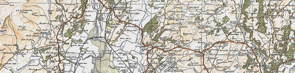Old map of Grizebeck in 1925