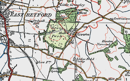 Old map of Beverley Spring in 1923