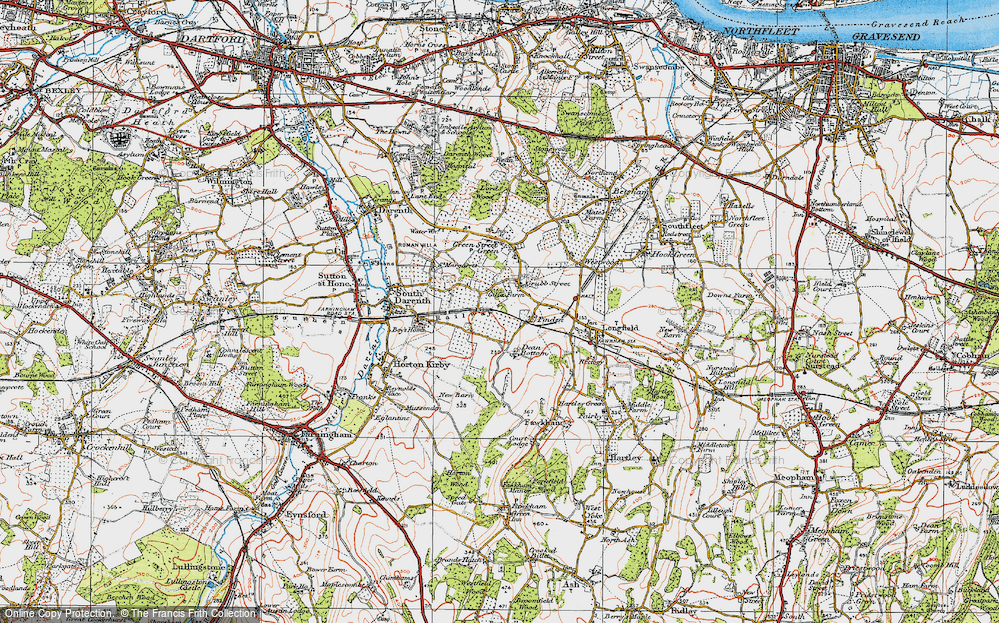 Old Map of Grubb Street, 1920 in 1920