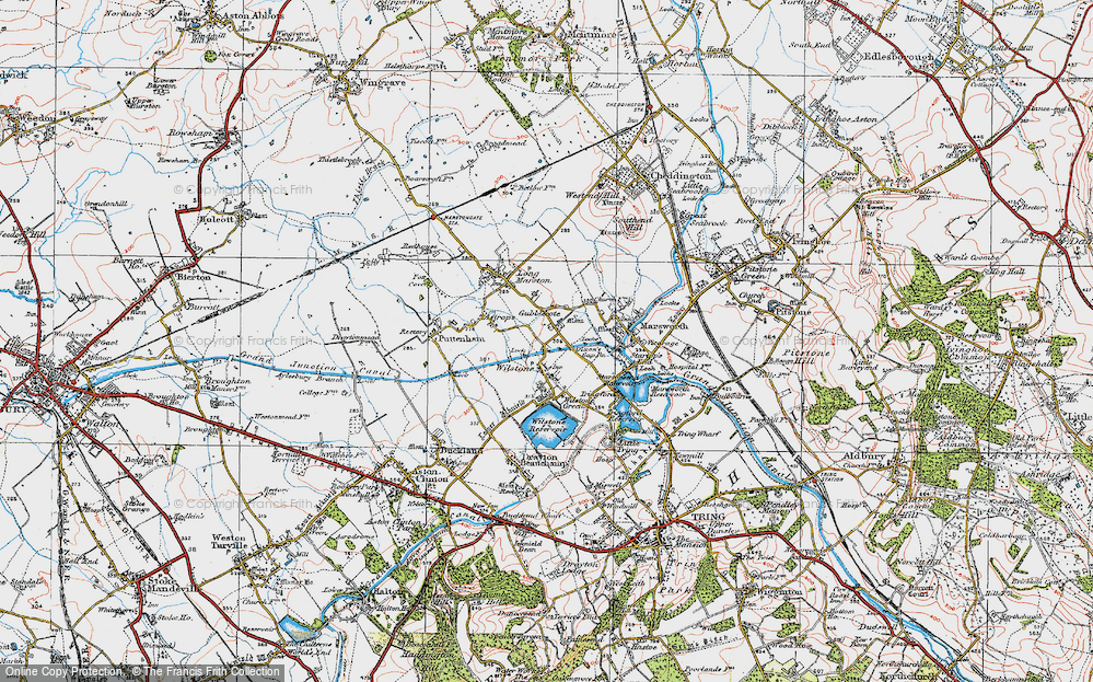 Old Map of Gubblecote, 1919 in 1919