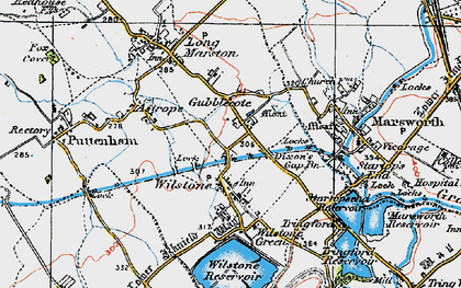 Old map of Gubblecote in 1919