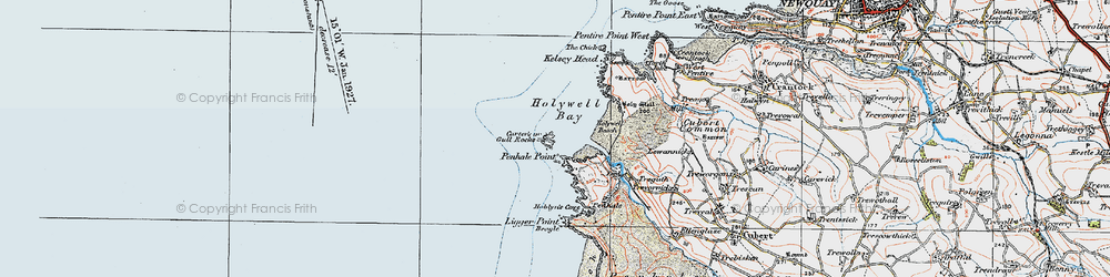 Old map of Gull in 1919