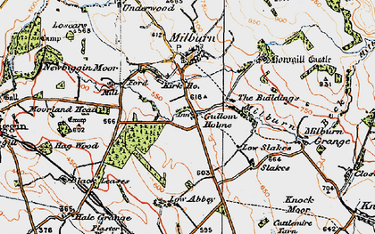 Old map of Gullom Holme in 1925