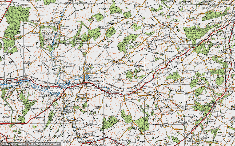 Old Map of Gundleton, 1919 in 1919