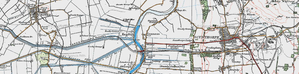 Old map of Brumby Grange in 1923