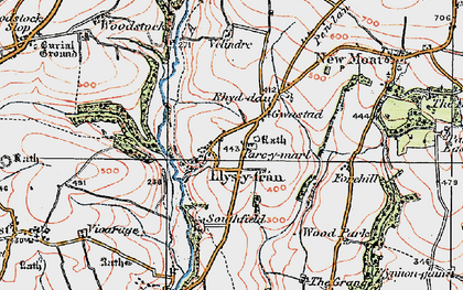 Old map of Gwastad in 1922