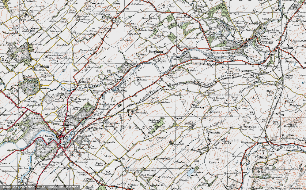 Old Map of Hadden, 1926 in 1926
