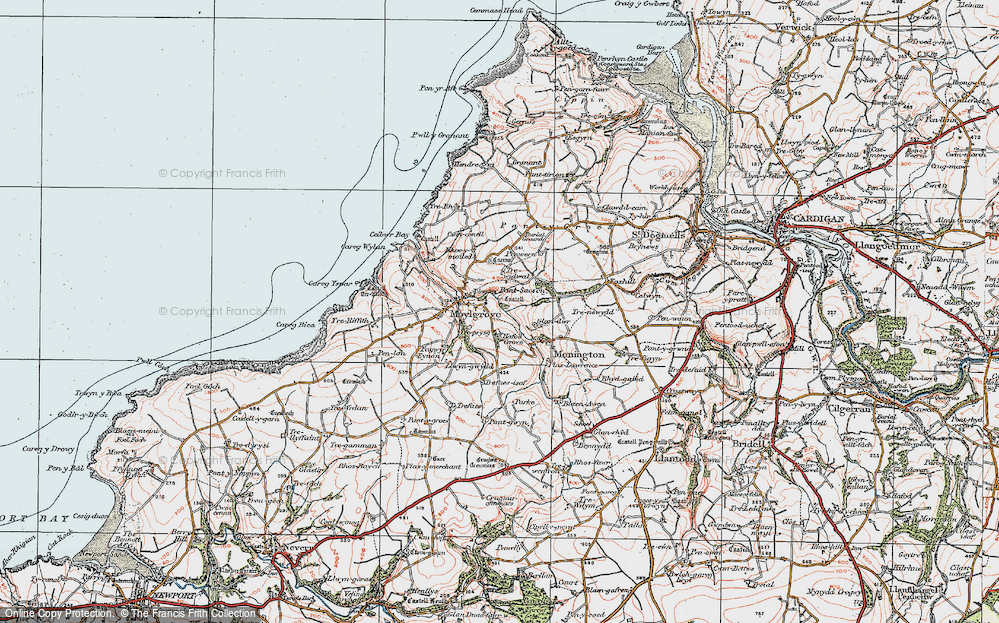 Old Map of Hafod Grove, 1923 in 1923