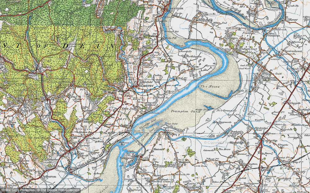 Old Map of Hagloe, 1919 in 1919