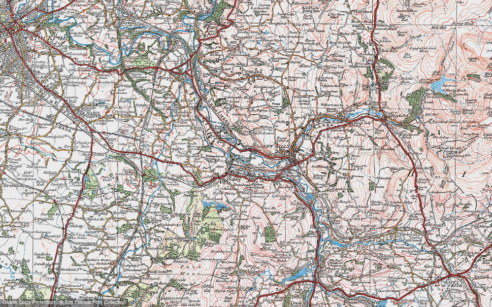 Old Map of Hague Bar, 1923 in 1923