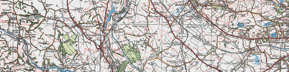 Old map of Willoughbys in 1924