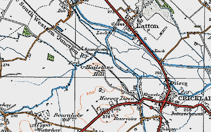 Old map of Hailstone Hill in 1919