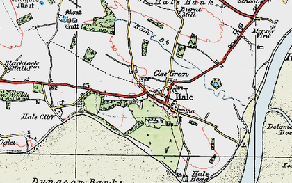 Old map of Hale in 1924