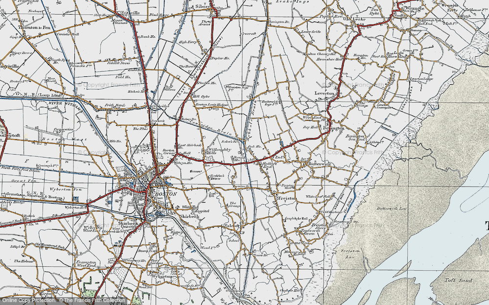 Old Map of Haltoft End, 1922 in 1922