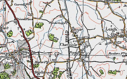 Old map of Hamlet in 1919