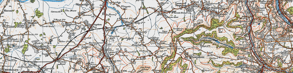 Old map of Hamshill in 1919