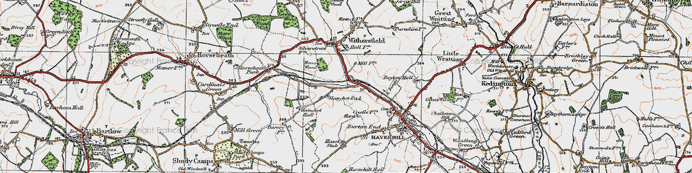 Old map of Hanchett Village in 1920