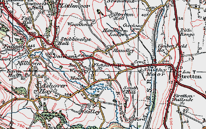 Old map of Handley in 1923