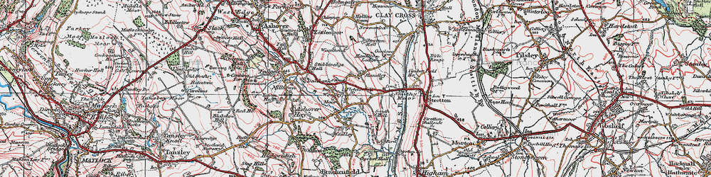 Old map of Handley in 1923