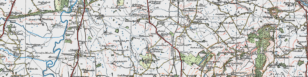 Old map of Handley in 1924