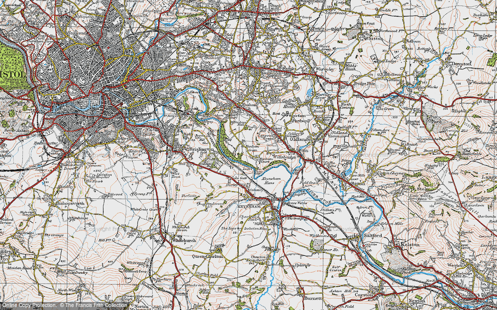 Old Map of Hanham Green, 1919 in 1919