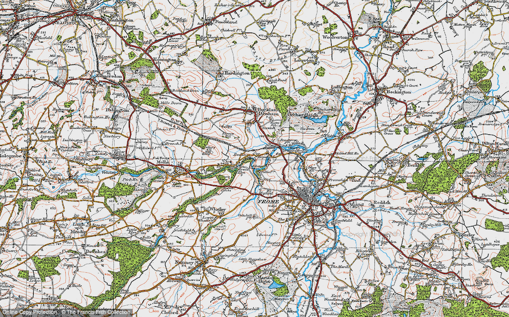 Old Map of Hapsford, 1919 in 1919