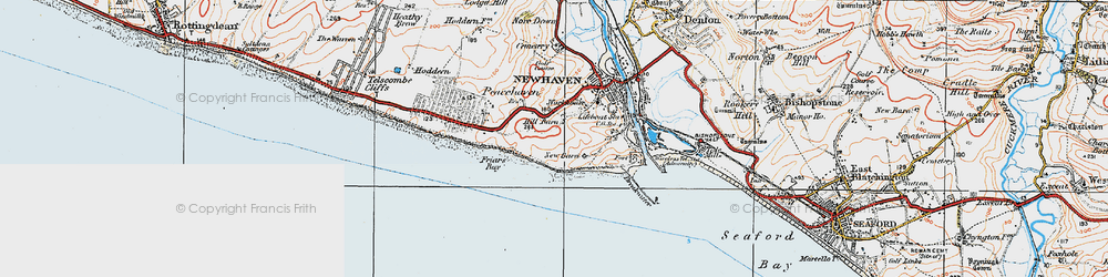 Old map of Harbour Heights in 1920
