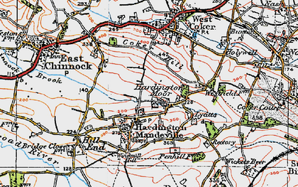 Old map of Hardington Moor in 1919