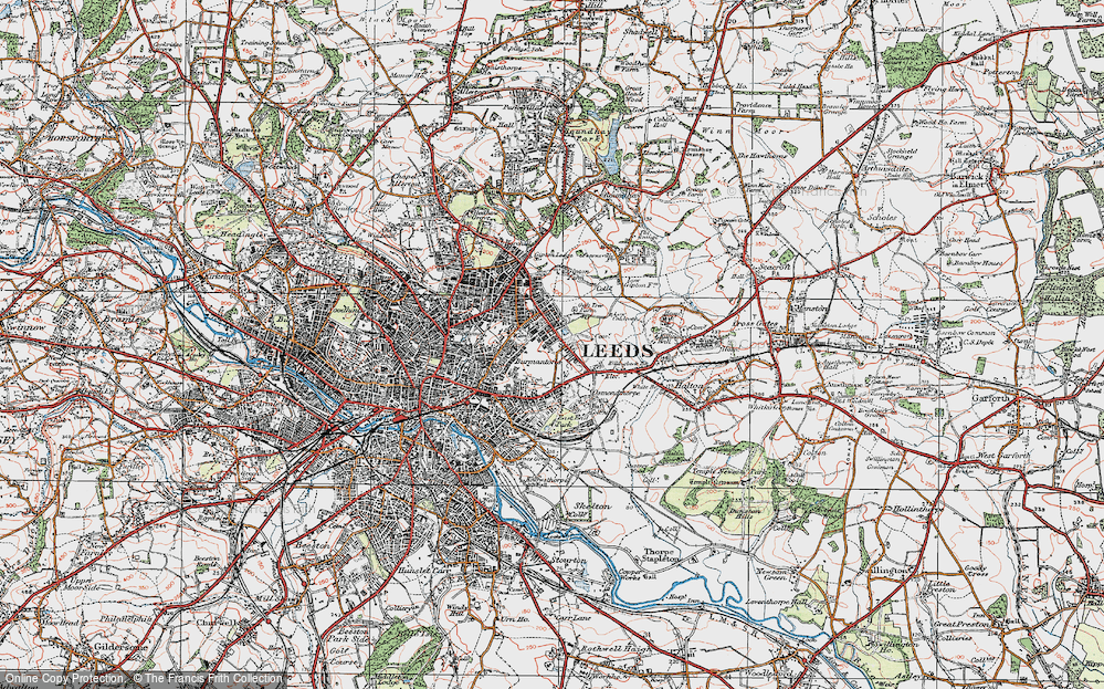 Old Maps of Harehills, Yorkshire - Francis Frith